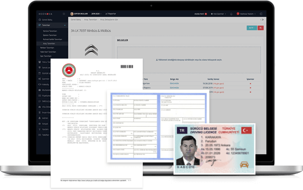 document and document storage screenshot